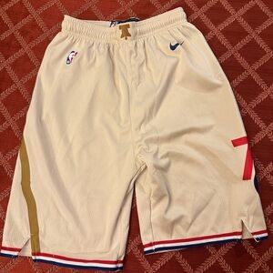 Nike Youth Philadelphia 76ers Swingman Shorts Size Large